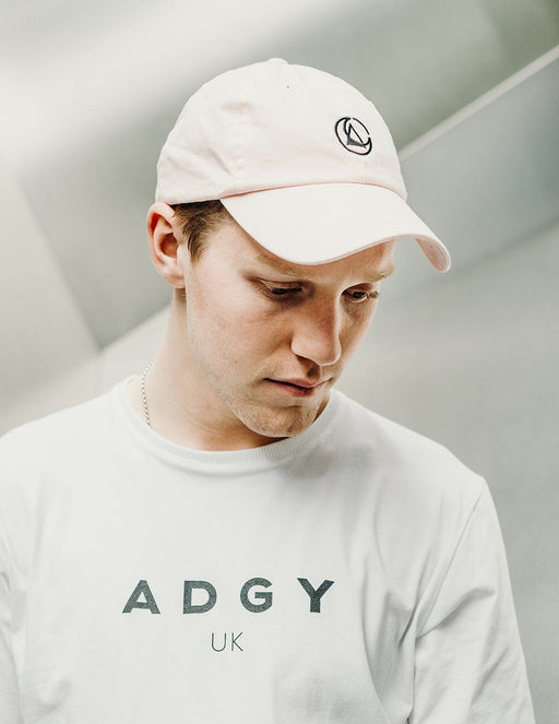 pink embroidered cap by ethical gender neutral streetwear fashion brand Androgyny UK